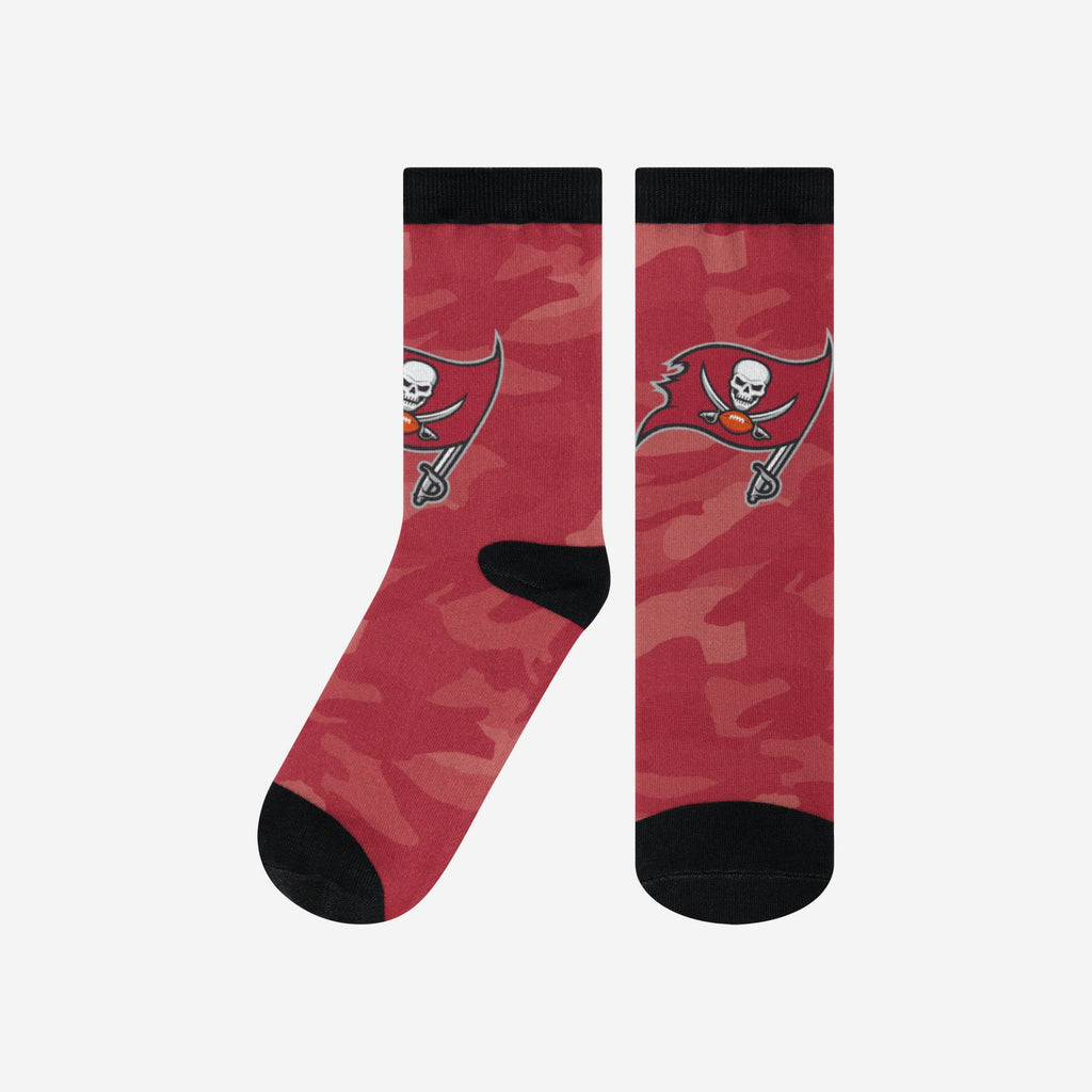 Tampa Bay Buccaneers Printed Camo Socks FOCO S/M - FOCO.com