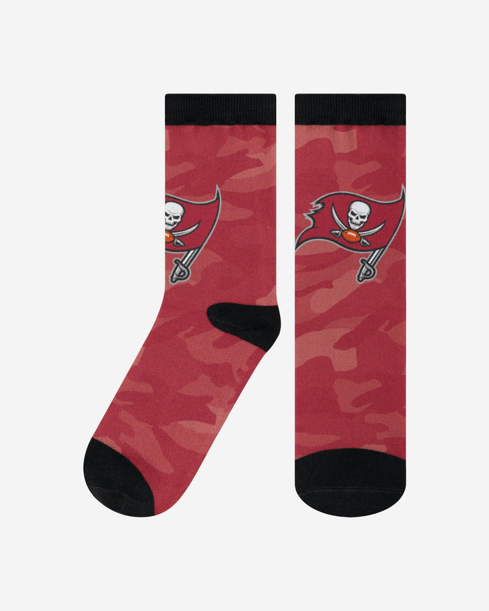 Tampa Bay Buccaneers Printed Camo Socks FOCO S/M - FOCO.com