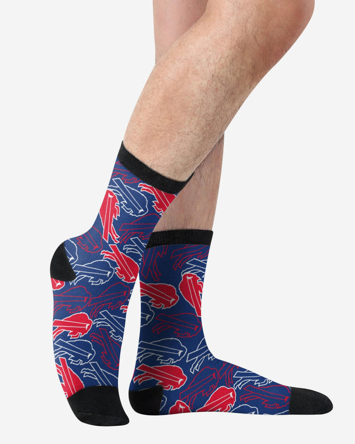 Buffalo Bills Logo Blast Socks FOCO - FOCO.com