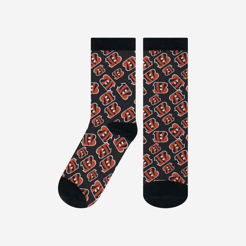 Cincinnati Bengals Logo Blast Socks FOCO S/M - FOCO.com