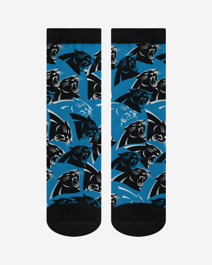 Carolina Panthers Logo Blast Socks FOCO - FOCO.com