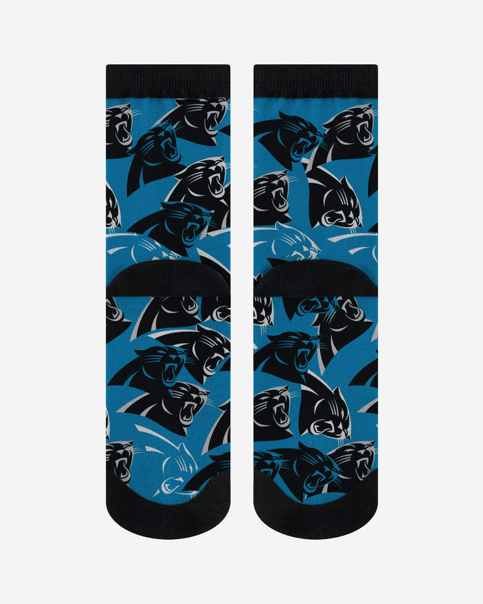 Carolina Panthers Logo Blast Socks FOCO - FOCO.com