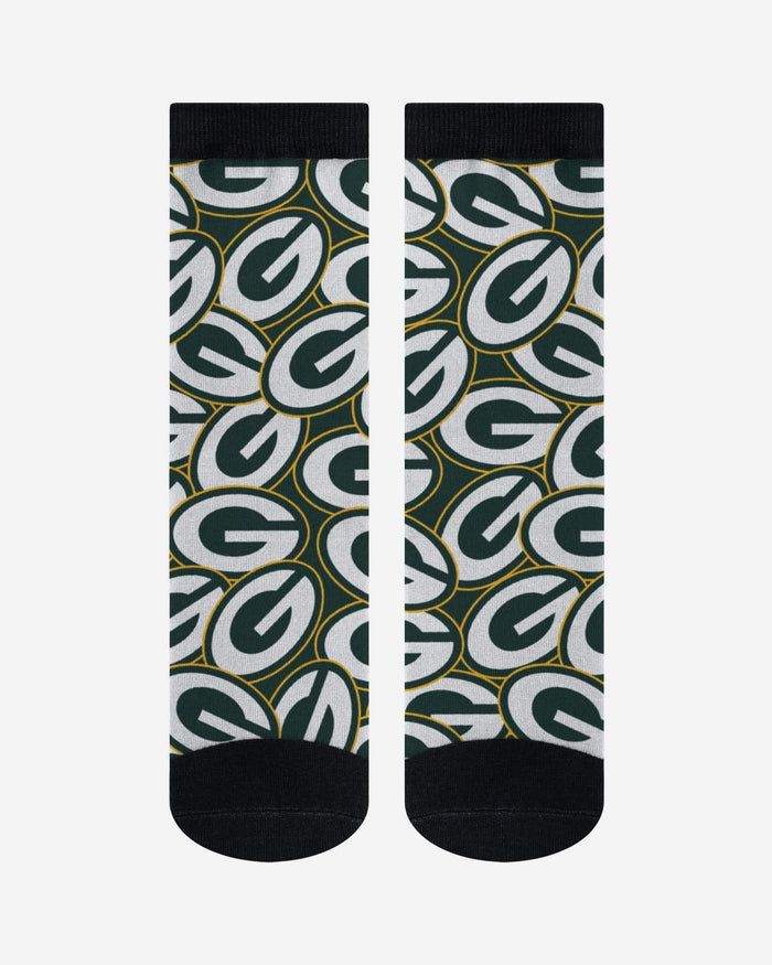 Green Bay Packers Logo Blast Socks FOCO - FOCO.com