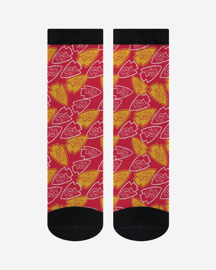 Kansas City Chiefs Logo Blast Socks FOCO - FOCO.com