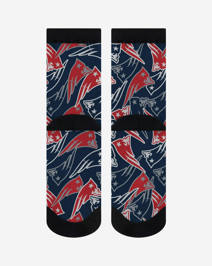 New England Patriots Logo Blast Socks FOCO - FOCO.com