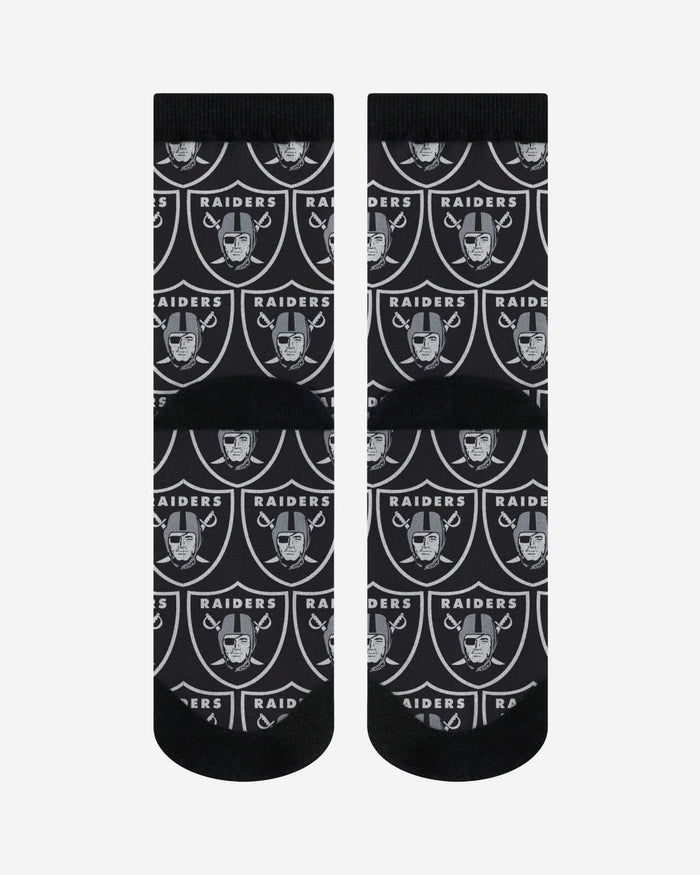 Las Vegas Raiders Logo Blast Socks FOCO - FOCO.com