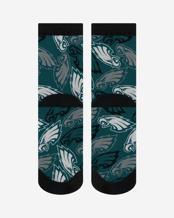 Philadelphia Eagles Logo Blast Socks FOCO - FOCO.com