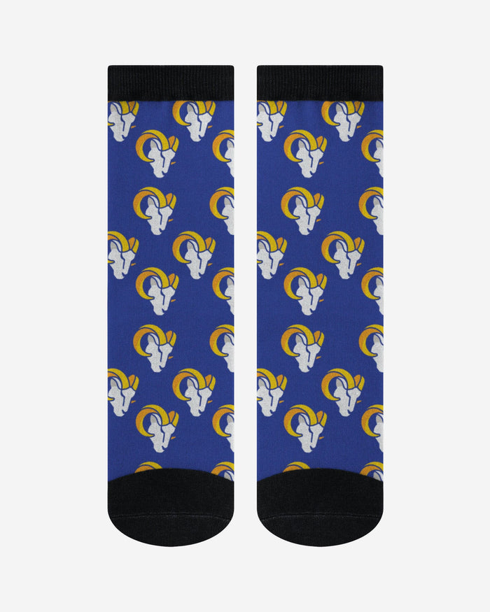 Los Angeles Rams Logo Blast Socks FOCO - FOCO.com