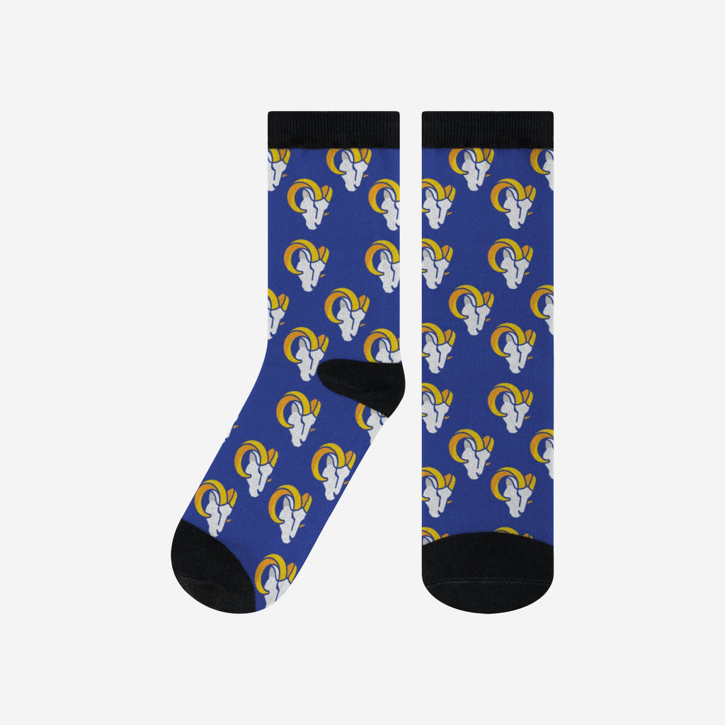 Los Angeles Rams Logo Blast Socks FOCO S/M - FOCO.com