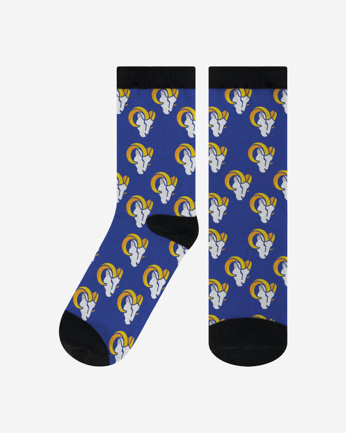 Los Angeles Rams Logo Blast Socks FOCO S/M - FOCO.com