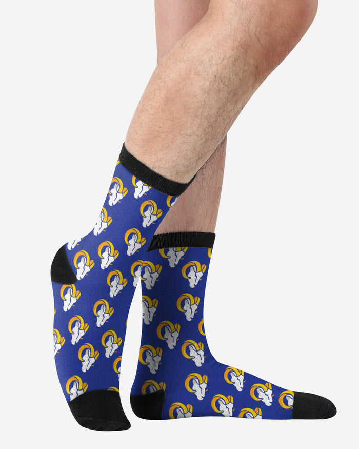 Los Angeles Rams Logo Blast Socks FOCO - FOCO.com