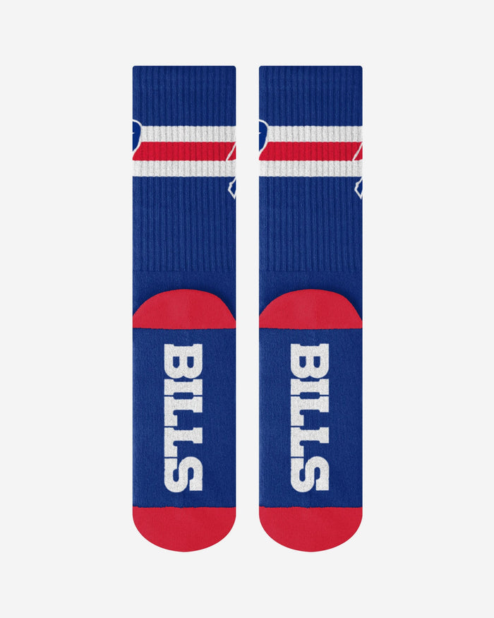 Buffalo Bills Team Stripe Crew Socks FOCO - FOCO.com