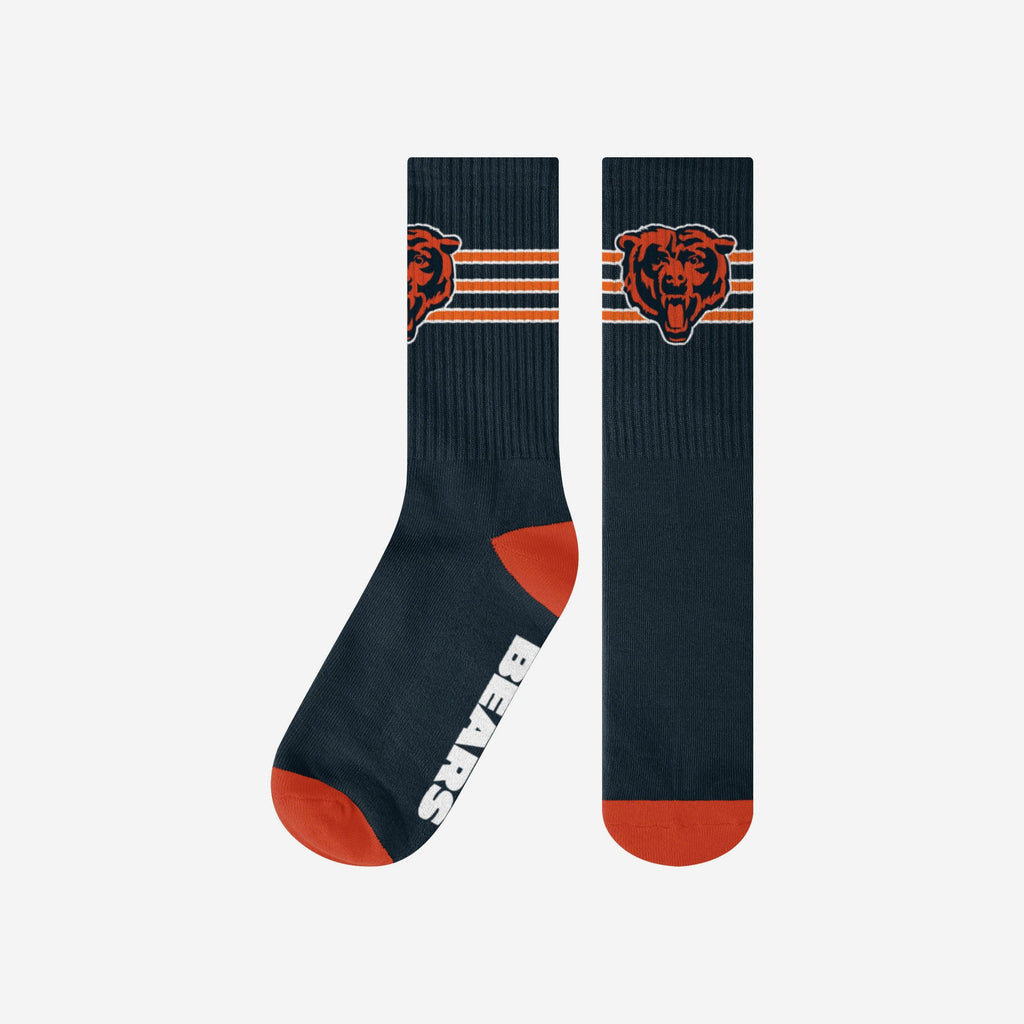 Chicago Bears Team Stripe Crew Socks FOCO S/M - FOCO.com