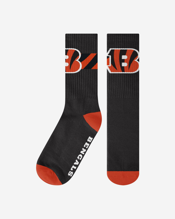 Cincinnati Bengals Team Stripe Crew Socks FOCO S/M - FOCO.com