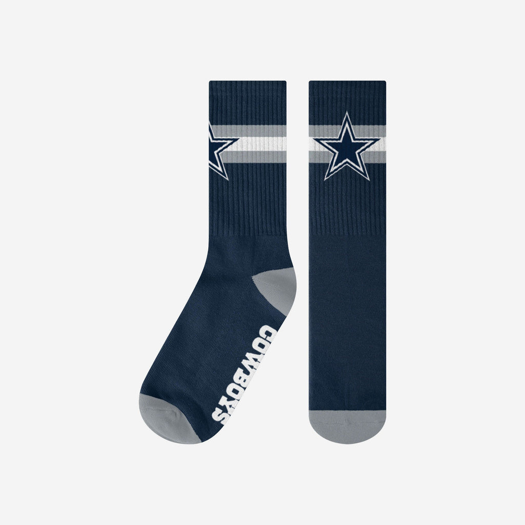 Dallas Cowboys Team Stripe Crew Socks FOCO S/M - FOCO.com