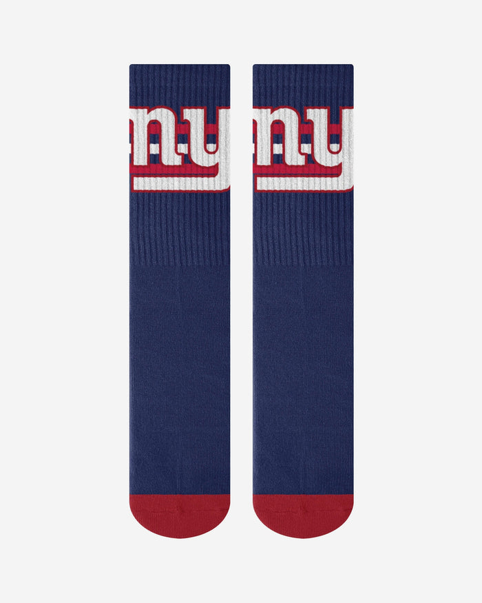 New York Giants Team Stripe Crew Socks FOCO - FOCO.com