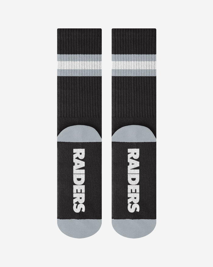 Las Vegas Raiders Team Stripe Crew Socks FOCO - FOCO.com