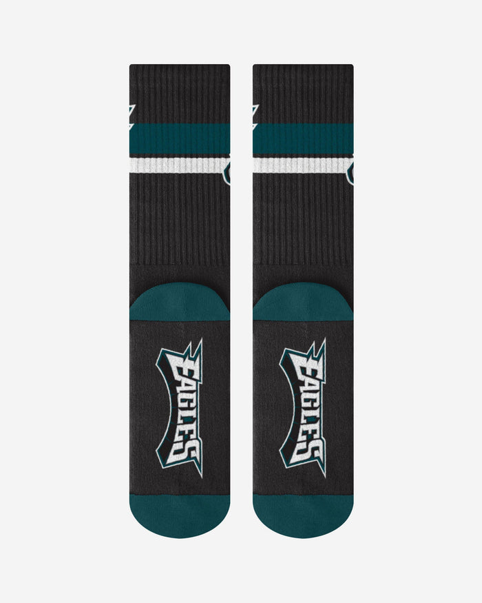 Philadelphia Eagles Team Stripe Crew Socks FOCO - FOCO.com