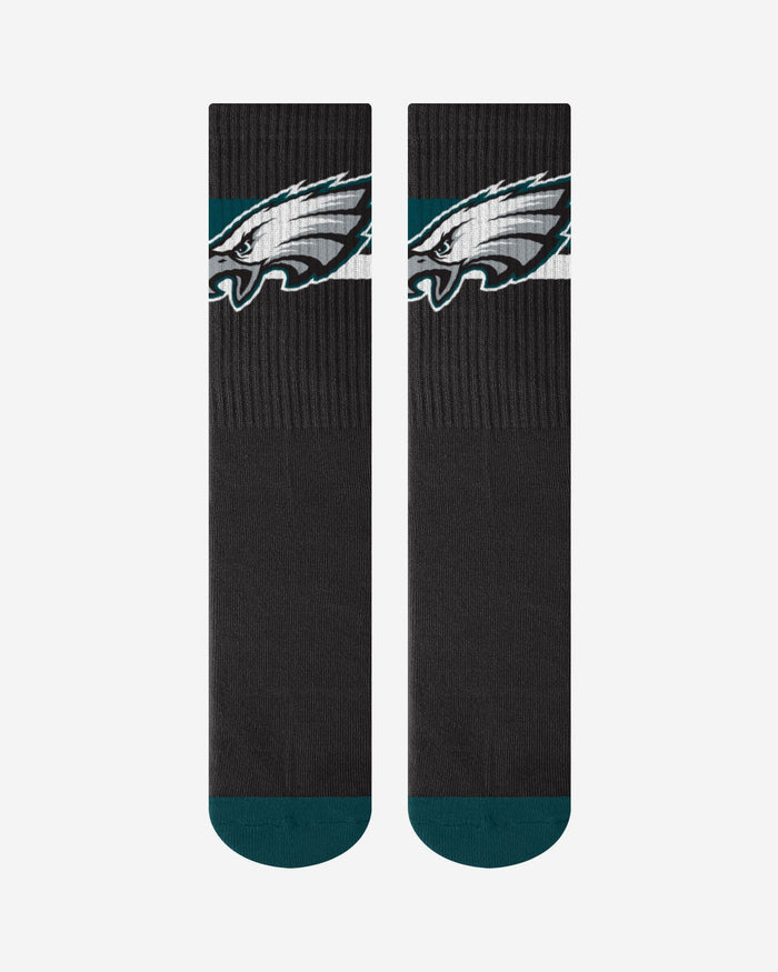 Philadelphia Eagles Team Stripe Crew Socks FOCO - FOCO.com