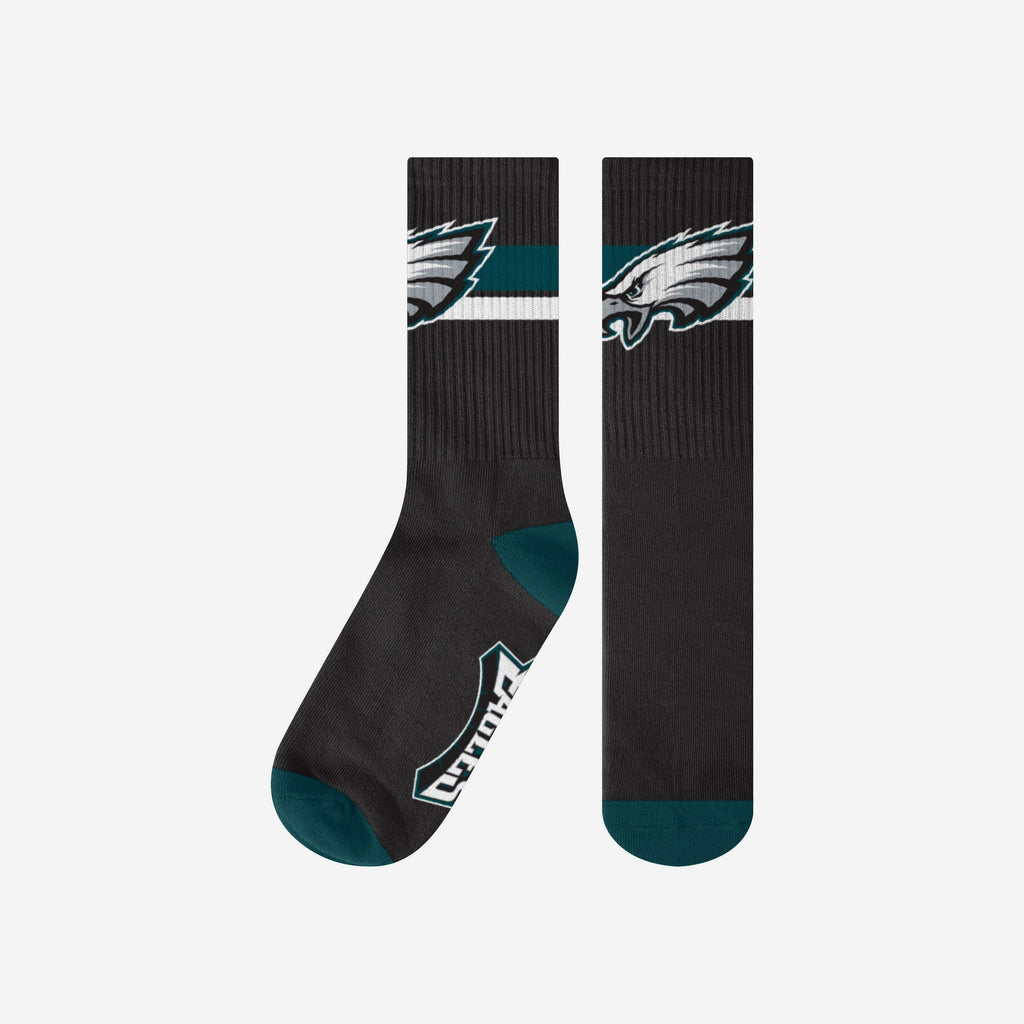 Philadelphia Eagles Team Stripe Crew Socks FOCO S/M - FOCO.com