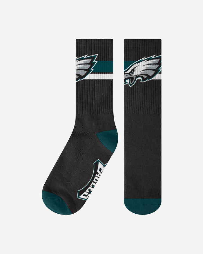 Philadelphia Eagles Team Stripe Crew Socks FOCO S/M - FOCO.com