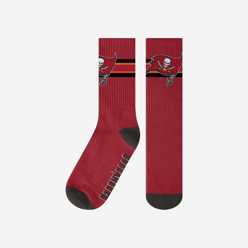 Tampa Bay Buccaneers Team Stripe Crew Socks FOCO S/M - FOCO.com