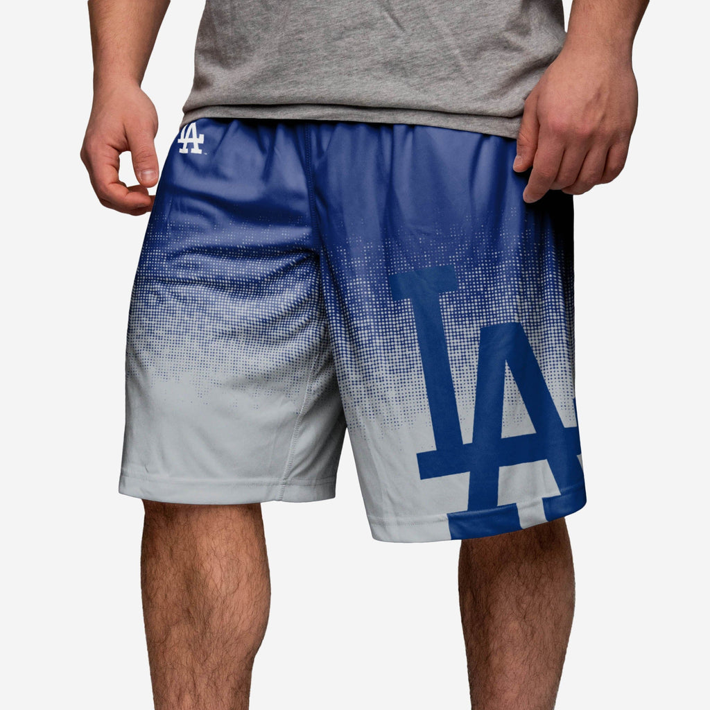 Los Angeles Dodgers Gradient Polyester Shorts FOCO - FOCO.com