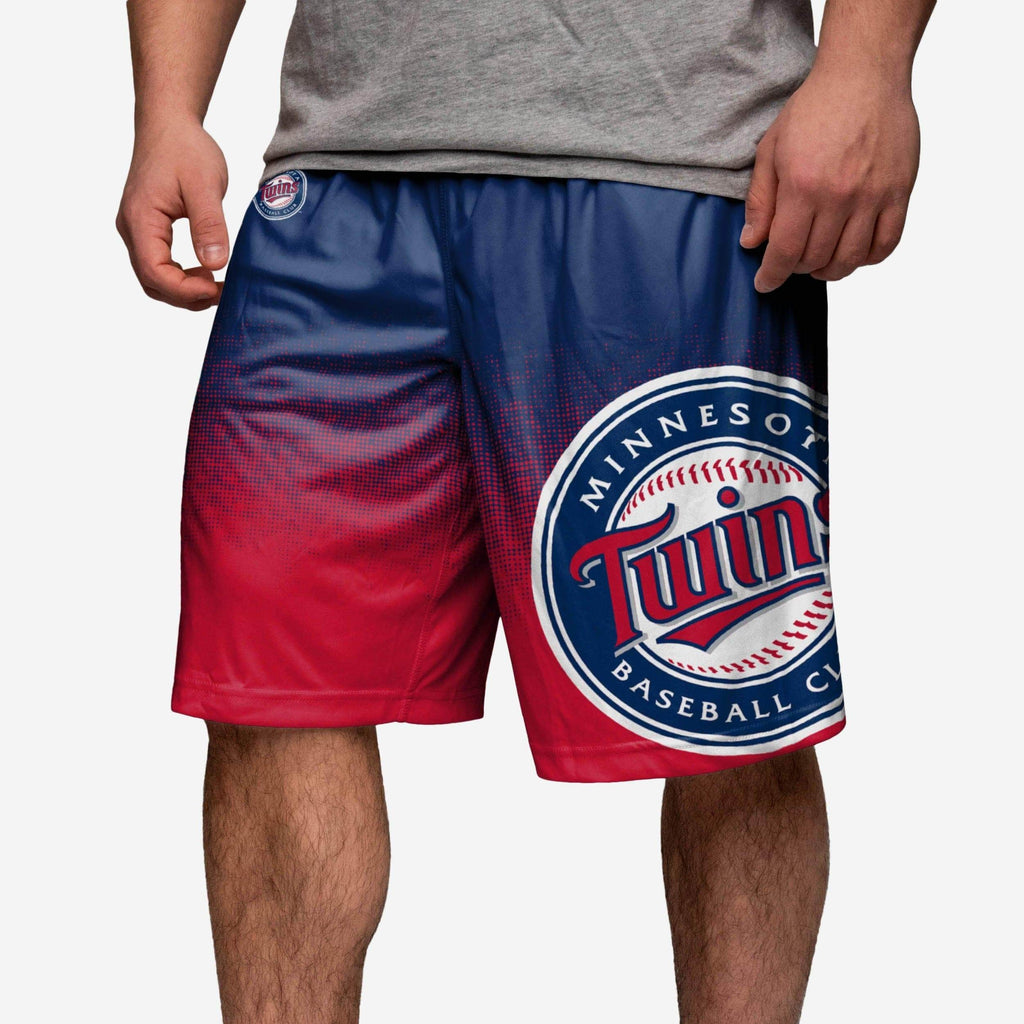 Minnesota Twins Gradient Polyester Shorts FOCO - FOCO.com