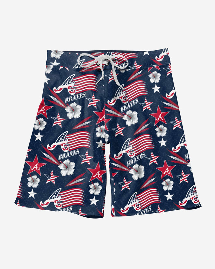 Atlanta Braves Americana Boardshorts FOCO - FOCO.com