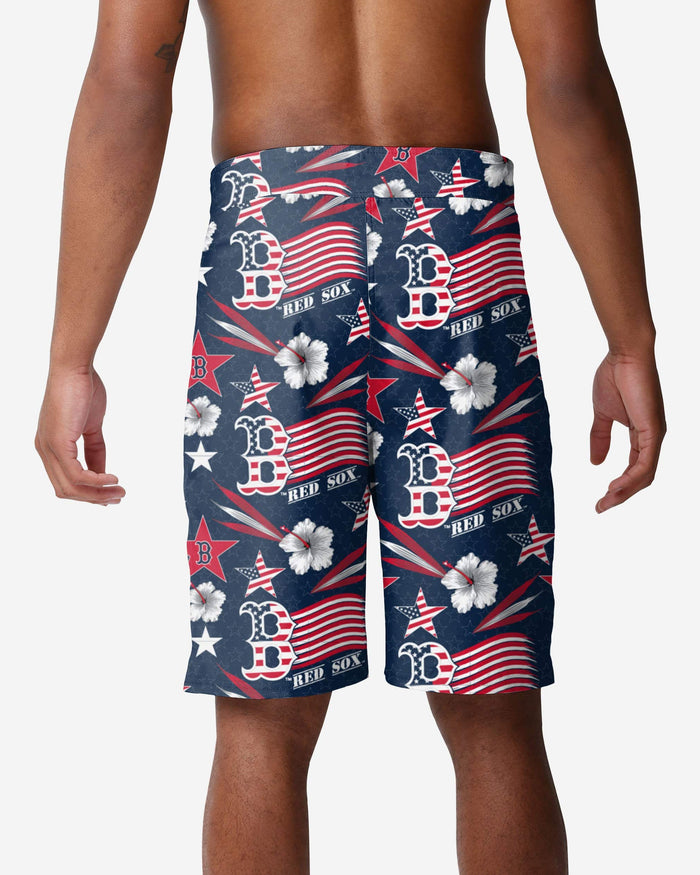 Boston Red Sox Americana Boardshorts FOCO - FOCO.com