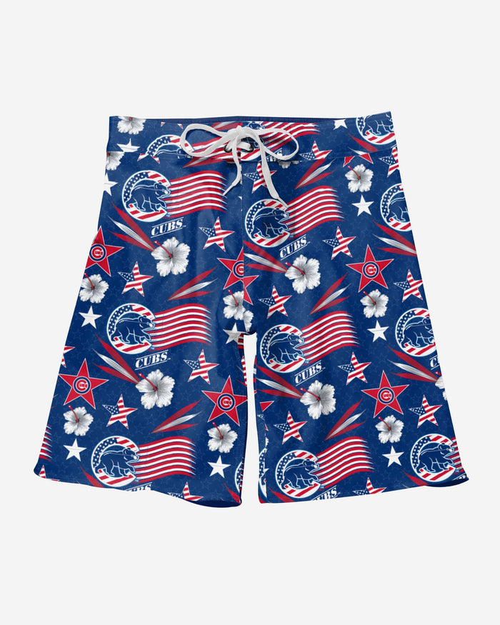 Chicago Cubs Americana Boardshorts FOCO - FOCO.com