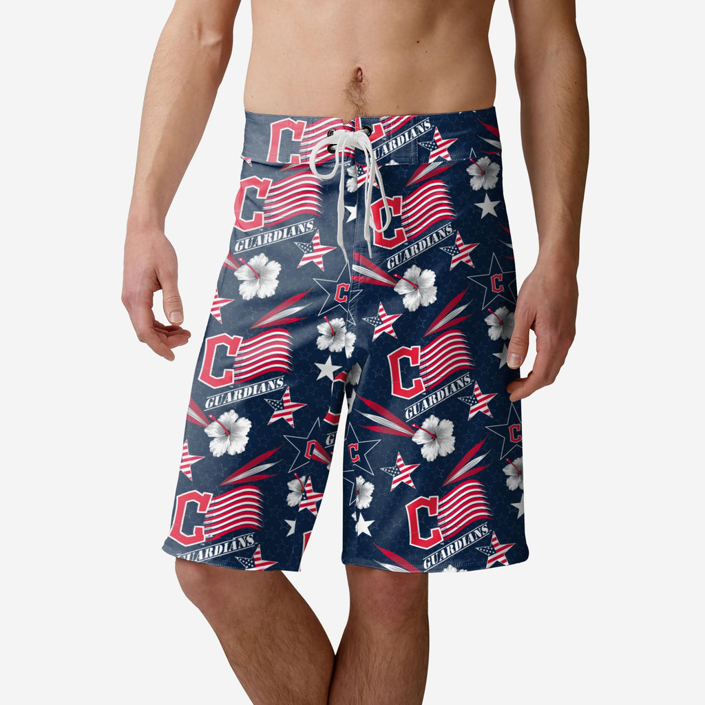 Cleveland Guardians Americana Boardshort FOCO S - FOCO.com