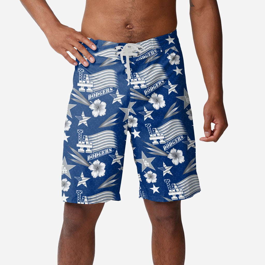 Los Angeles Dodgers Americana Boardshorts FOCO S - FOCO.com