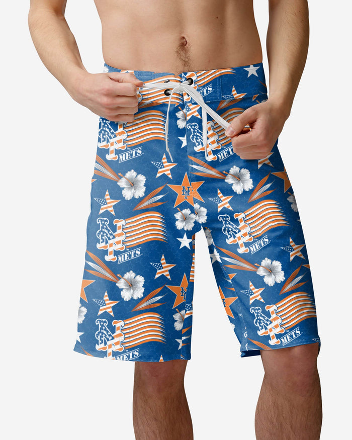 New York Mets Americana Boardshorts FOCO S - FOCO.com