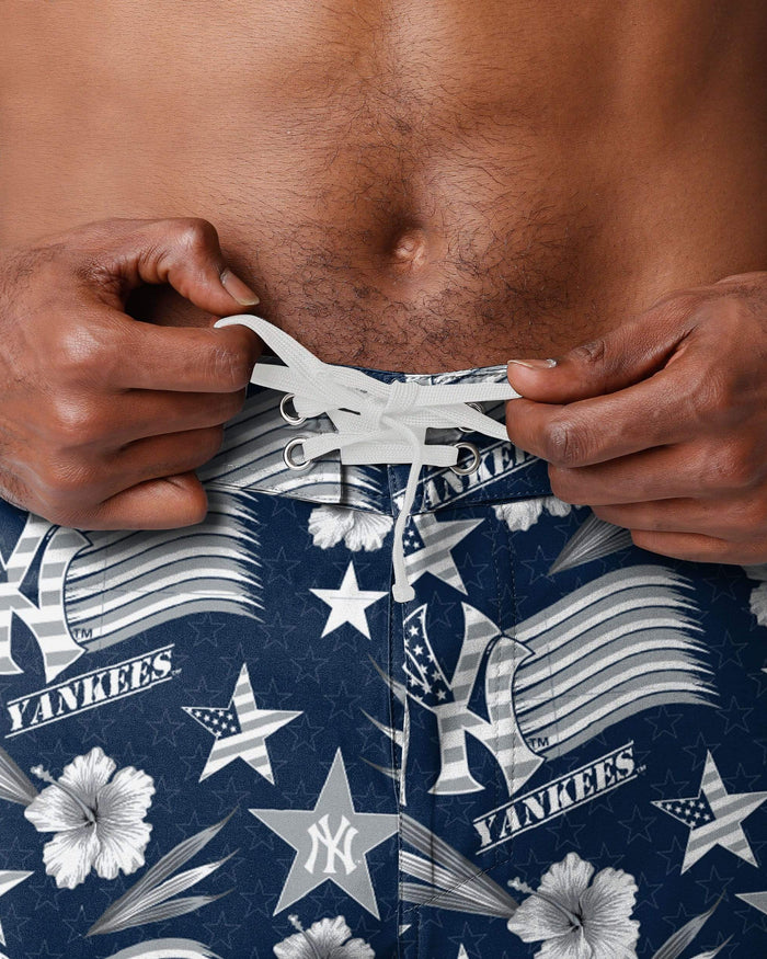 New York Yankees Americana Boardshorts FOCO - FOCO.com