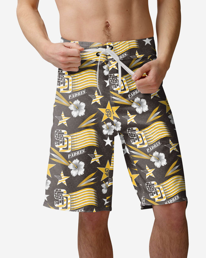 San Diego Padres Americana Boardshorts FOCO S - FOCO.com