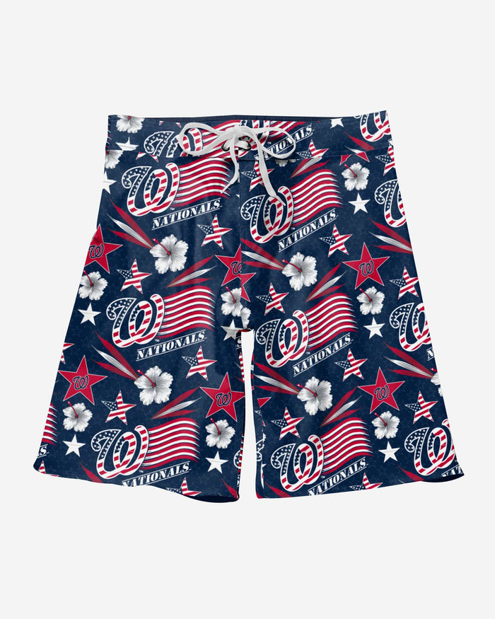 Washington Nationals Americana Boardshorts FOCO - FOCO.com