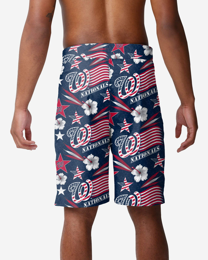 Washington Nationals Americana Boardshorts FOCO - FOCO.com