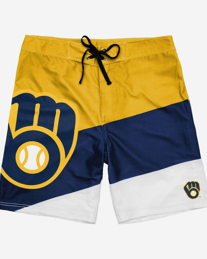 Milwaukee Brewers Color Dive Boardshorts FOCO - FOCO.com