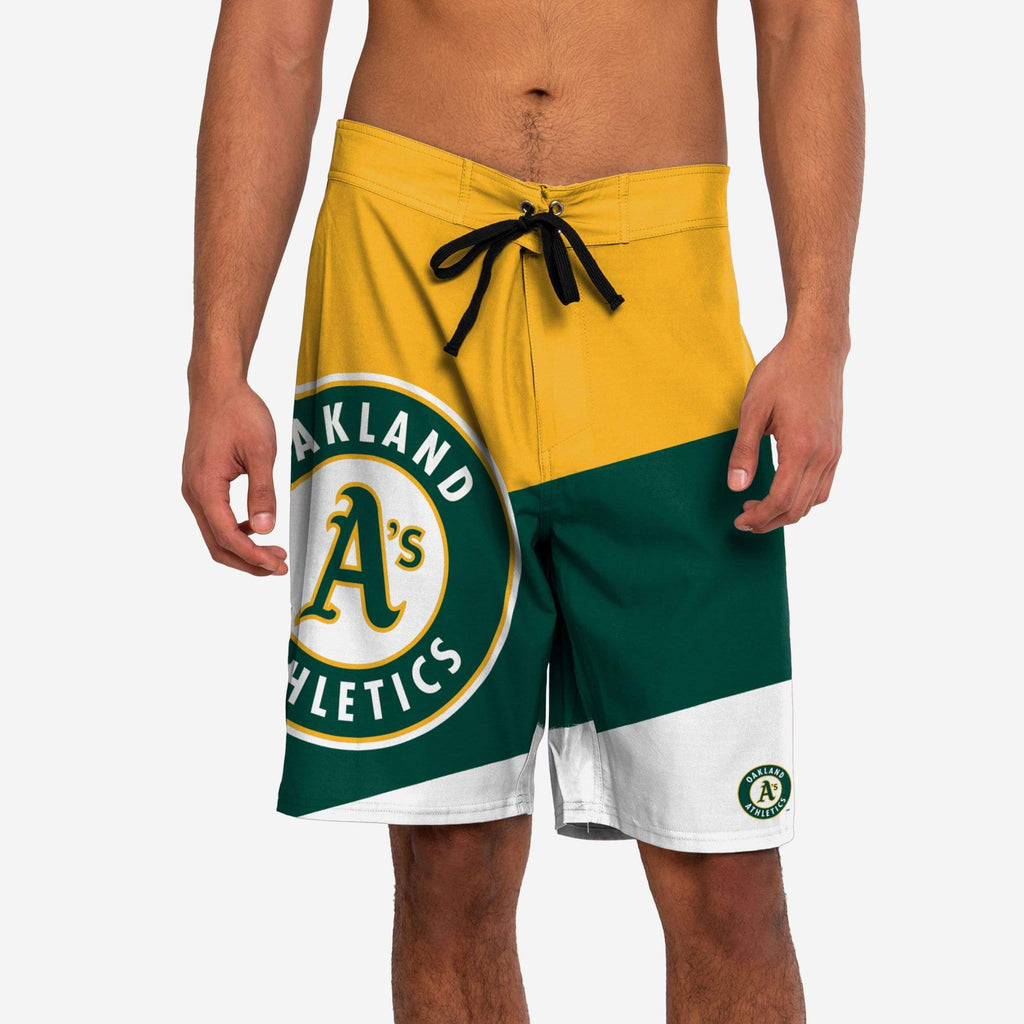 Oakland Athletics Color Dive Boardshorts FOCO S - FOCO.com