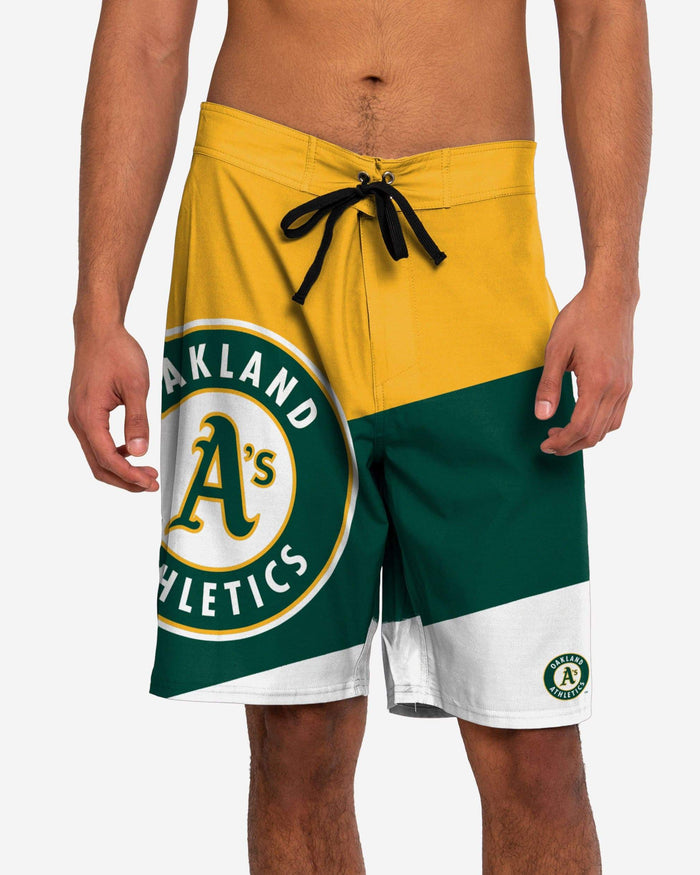 Oakland Athletics Color Dive Boardshorts FOCO S - FOCO.com