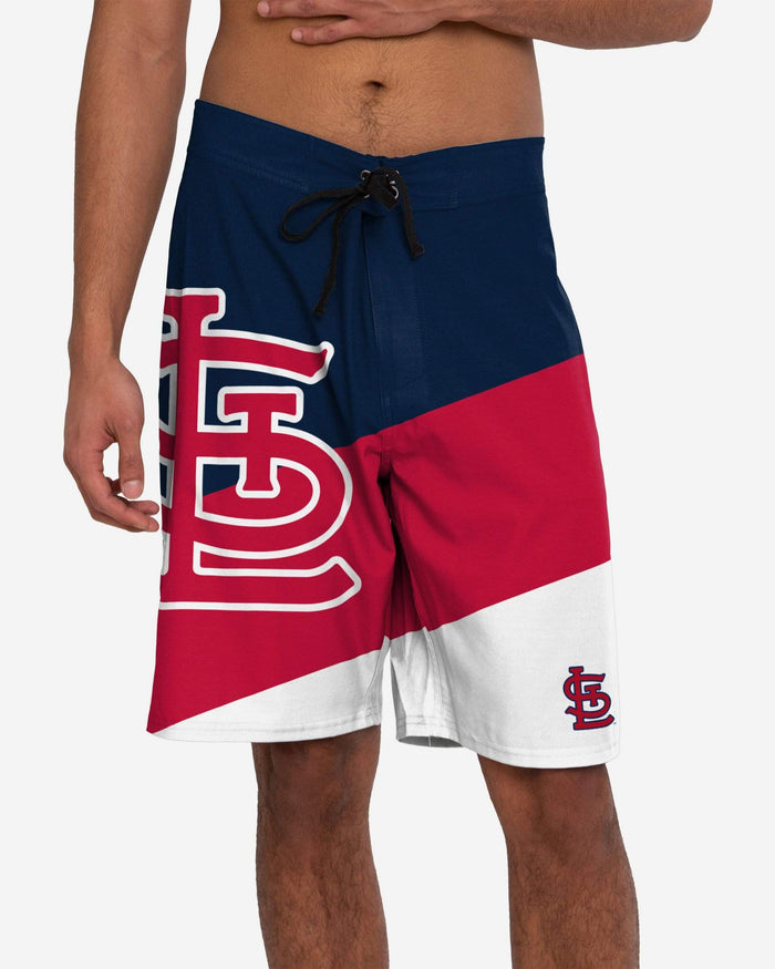 St Louis Cardinals Color Dive Boardshorts FOCO S - FOCO.com