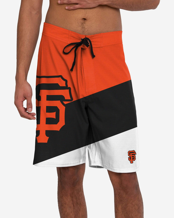 San Francisco Giants Color Dive Boardshorts FOCO S - FOCO.com