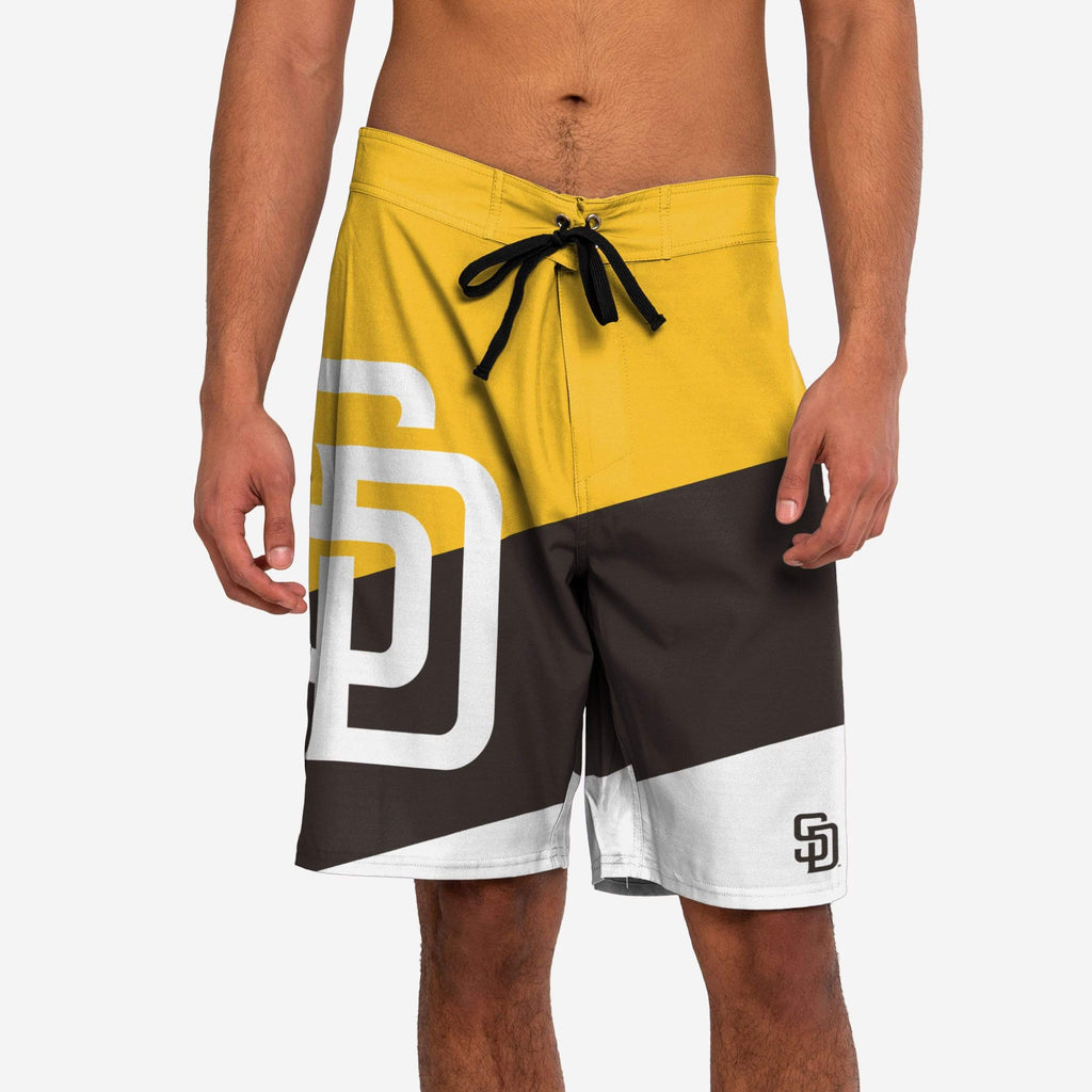 San Diego Padres Color Dive Boardshorts FOCO S - FOCO.com