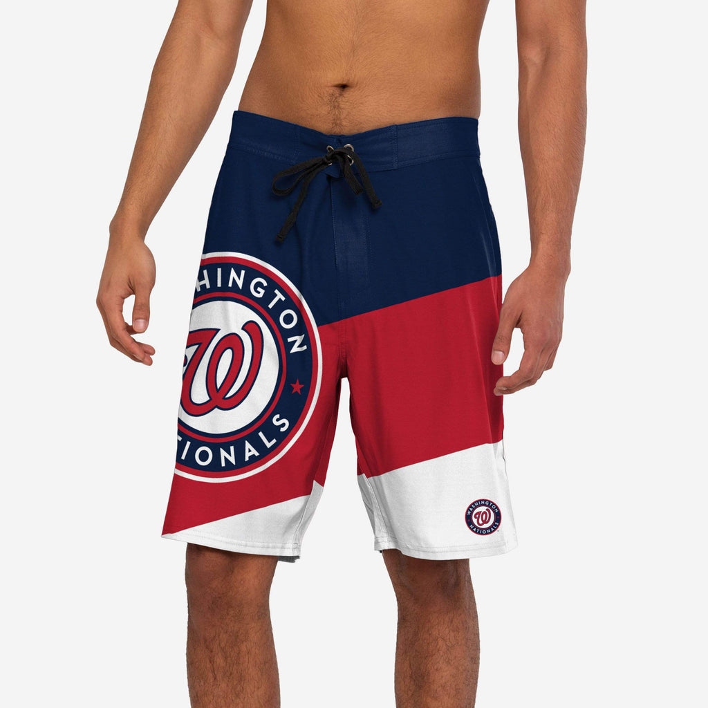 Washington Nationals Color Dive Boardshorts FOCO S - FOCO.com