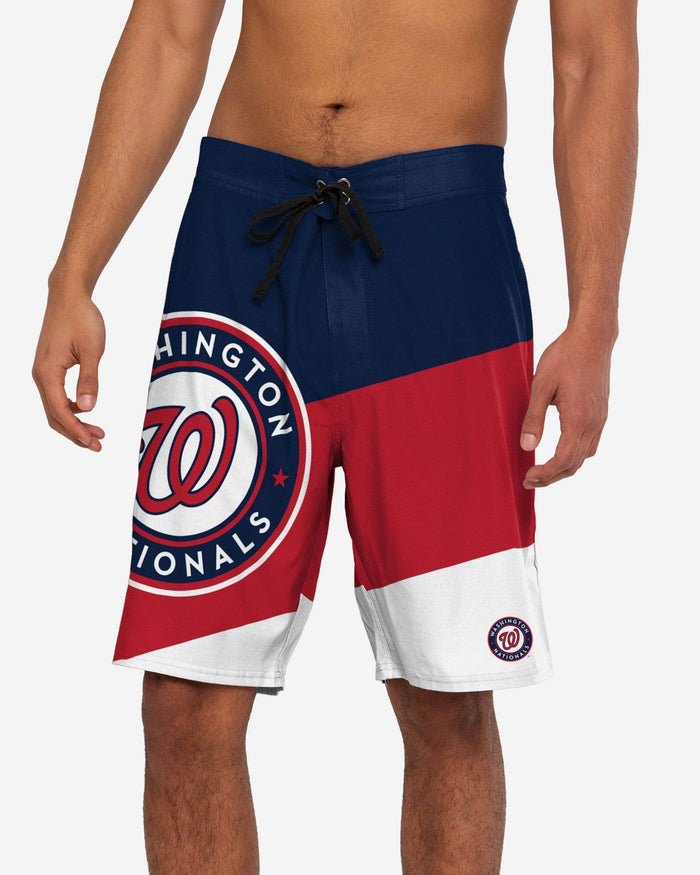 Washington Nationals Color Dive Boardshorts FOCO S - FOCO.com