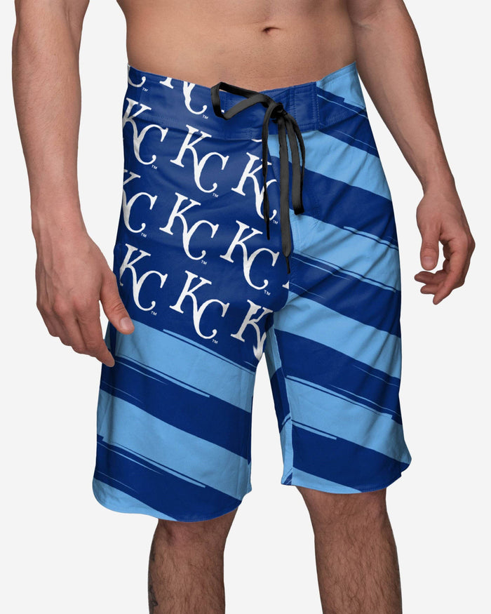 Kansas City Royals Diagonal Flag Boardshorts FOCO S - FOCO.com