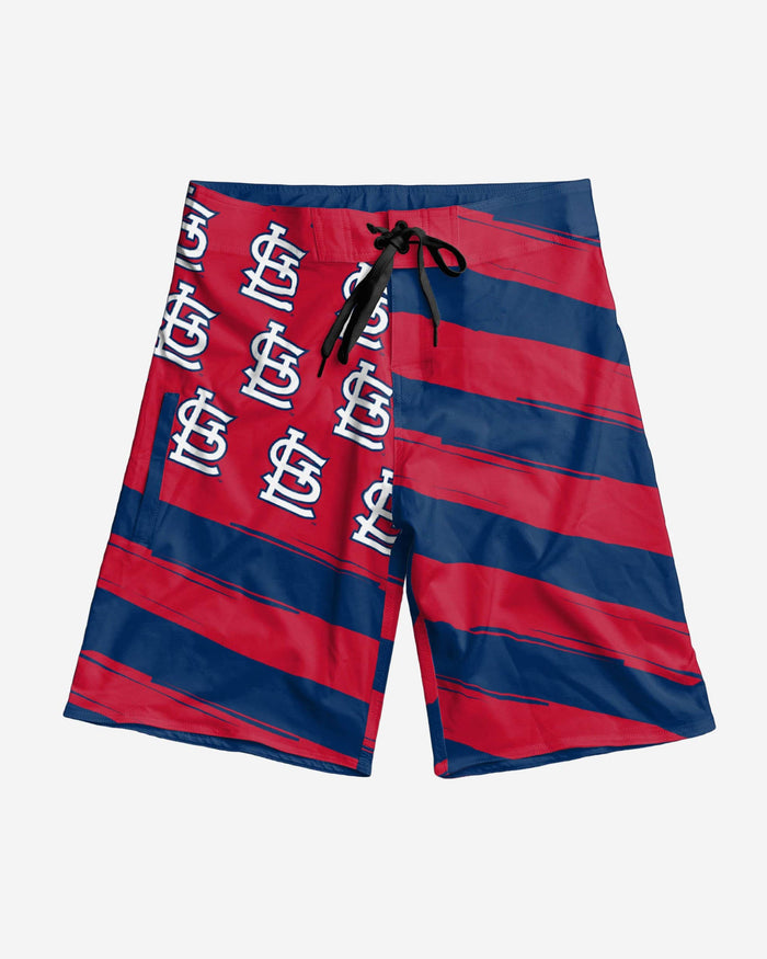 St Louis Cardinals Diagonal Flag Boardshorts FOCO - FOCO.com