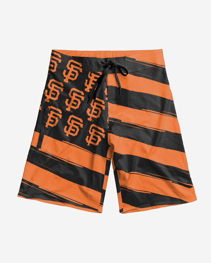 San Francisco Giants Diagonal Flag Boardshorts FOCO - FOCO.com