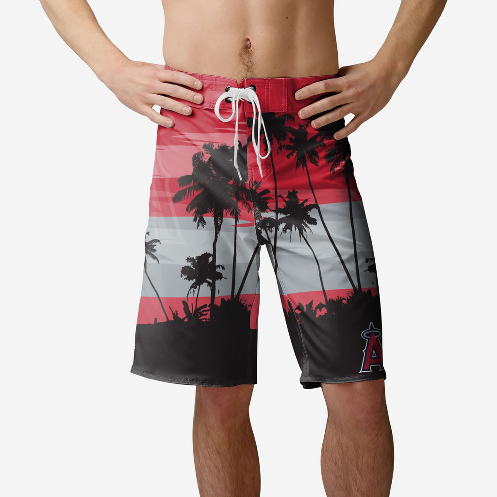 Los Angeles Angels Sunset Boardshorts FOCO S - FOCO.com